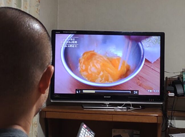 ４０代前半男性ミライスピーカーで聞く